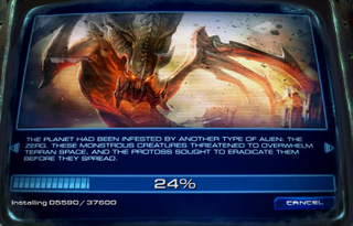 Illustration for article titled Starcraft 2's Installation Tells A Story
